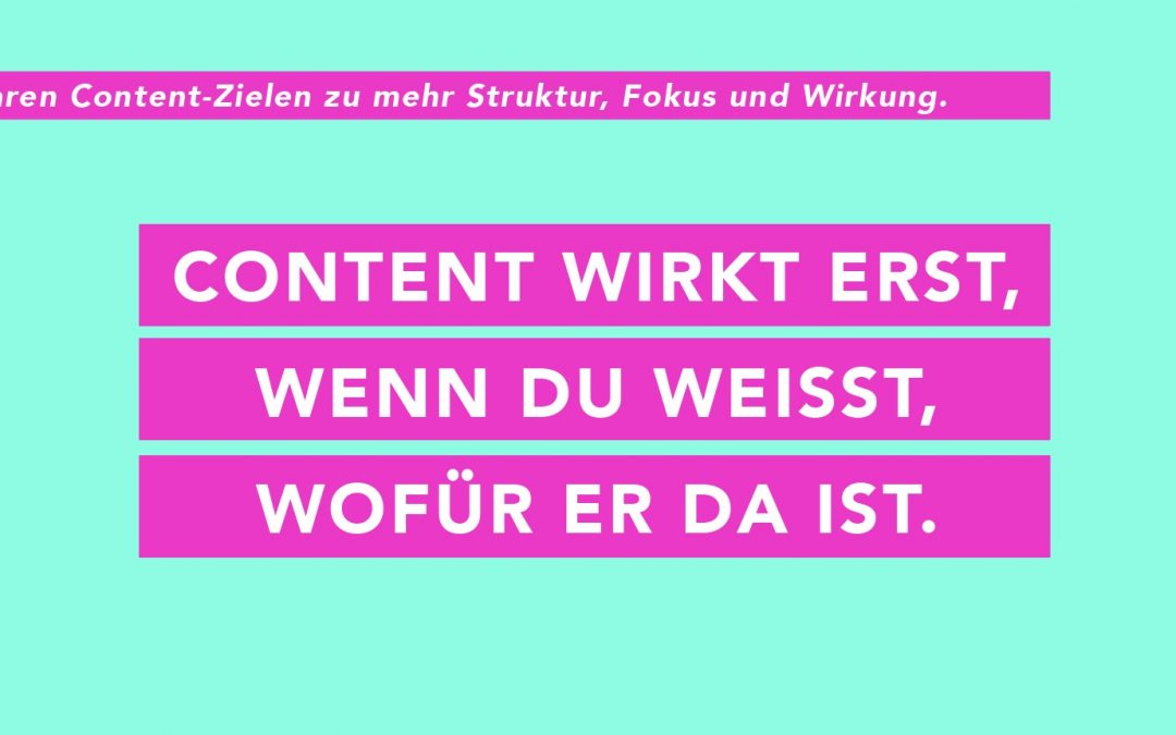 Content-Ziele