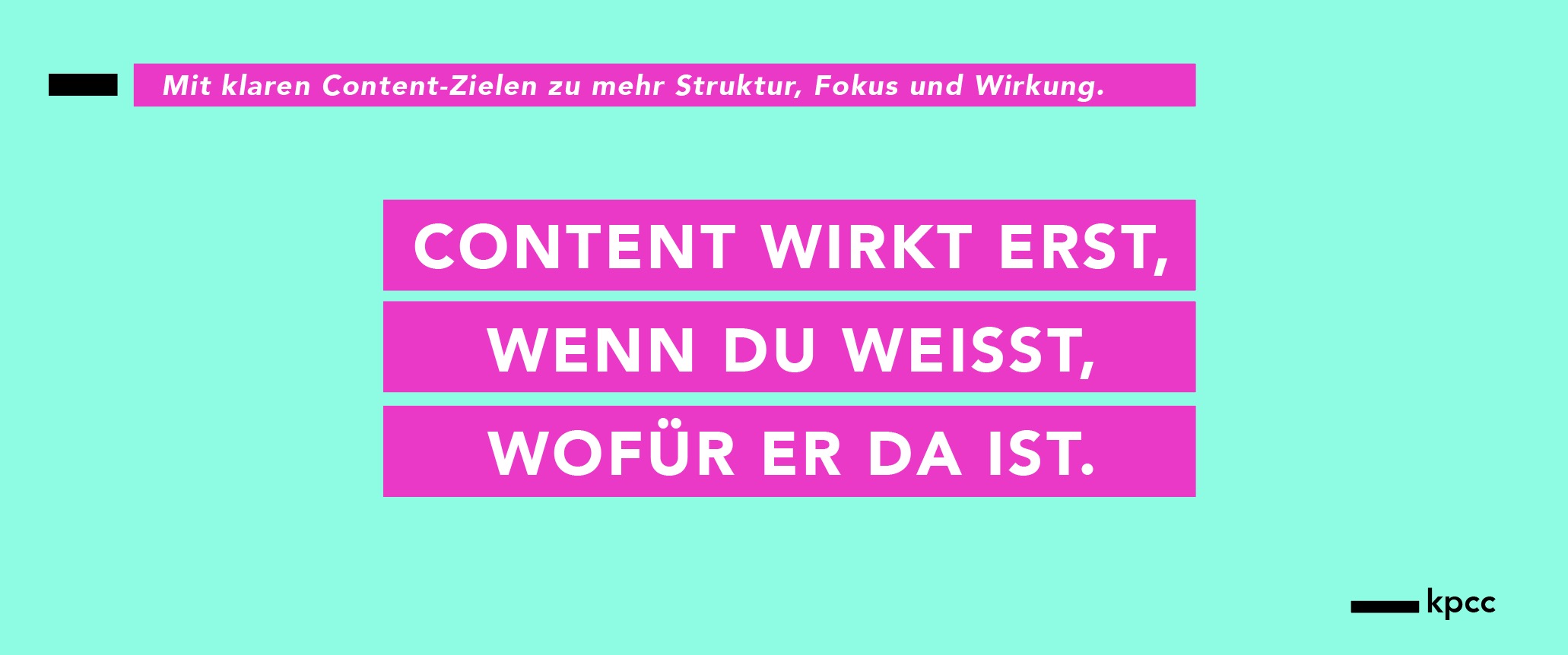 Header Thema Content-Ziele