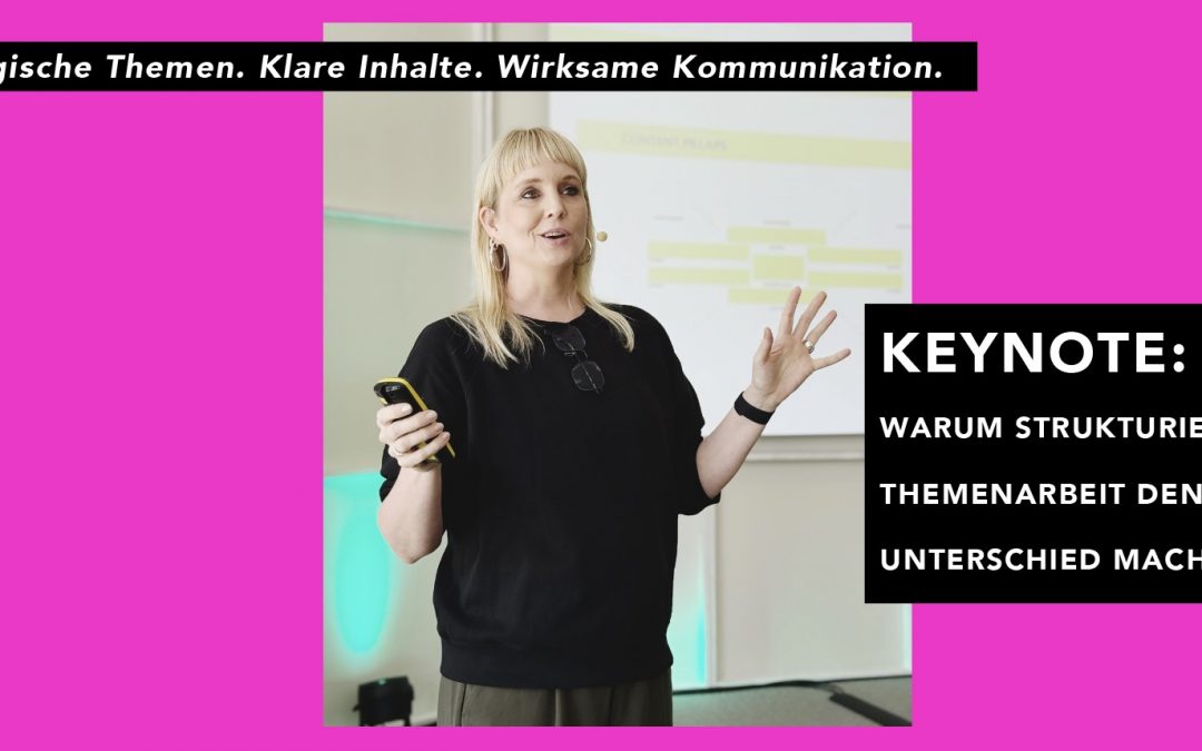 Keynote – MarKo: Methoden für bessere Content-Themen